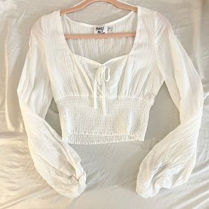 Princess Polly white blouse